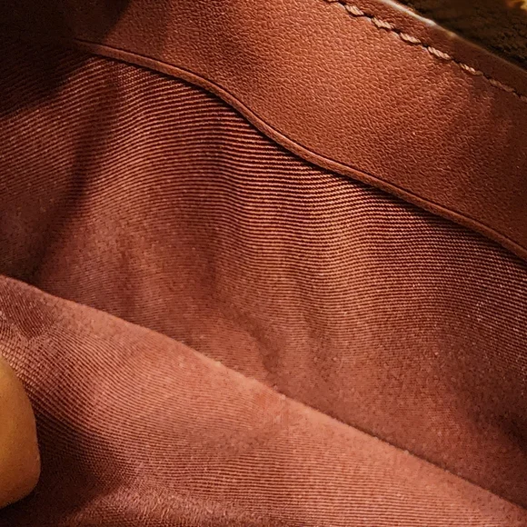 Coach Signature Canvas Zip Wallet in Brown - Picture 15 of 16